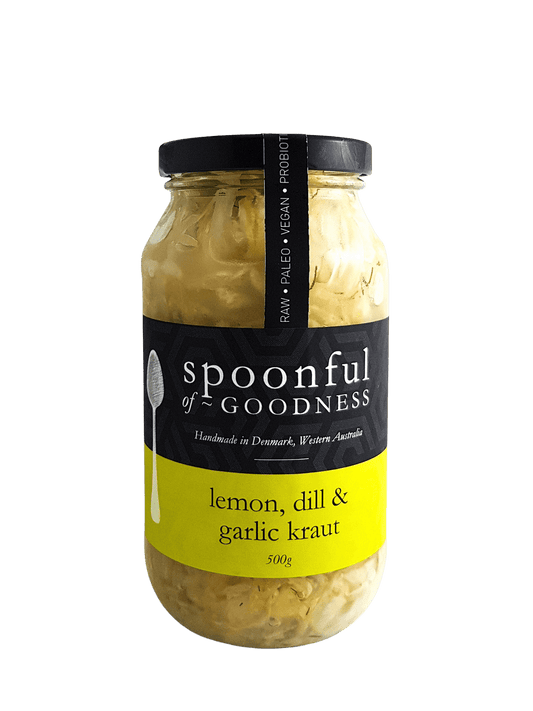 Lemon, Dill and Garlic Kraut - shop_name - Spoonful of goodness